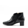 Elizabeth Black Calf/Patent Ankle Boots