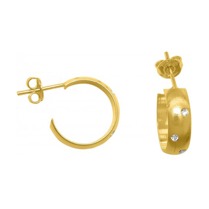 Avalon Hoop Earrings in Gold