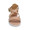 Rafaella Chunky Jelly Flat Sandals in Nude