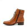 Emma Tan Ankle Boots with Laces