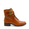 Emma Tan Ankle Boots with Laces