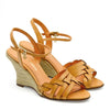 Sara Tan Spadrille Wedge Sandals