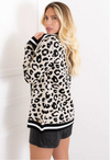 Lisa Leopard  Print Knit Cardi