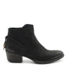 Vanessa Black Suede Ankle Boots